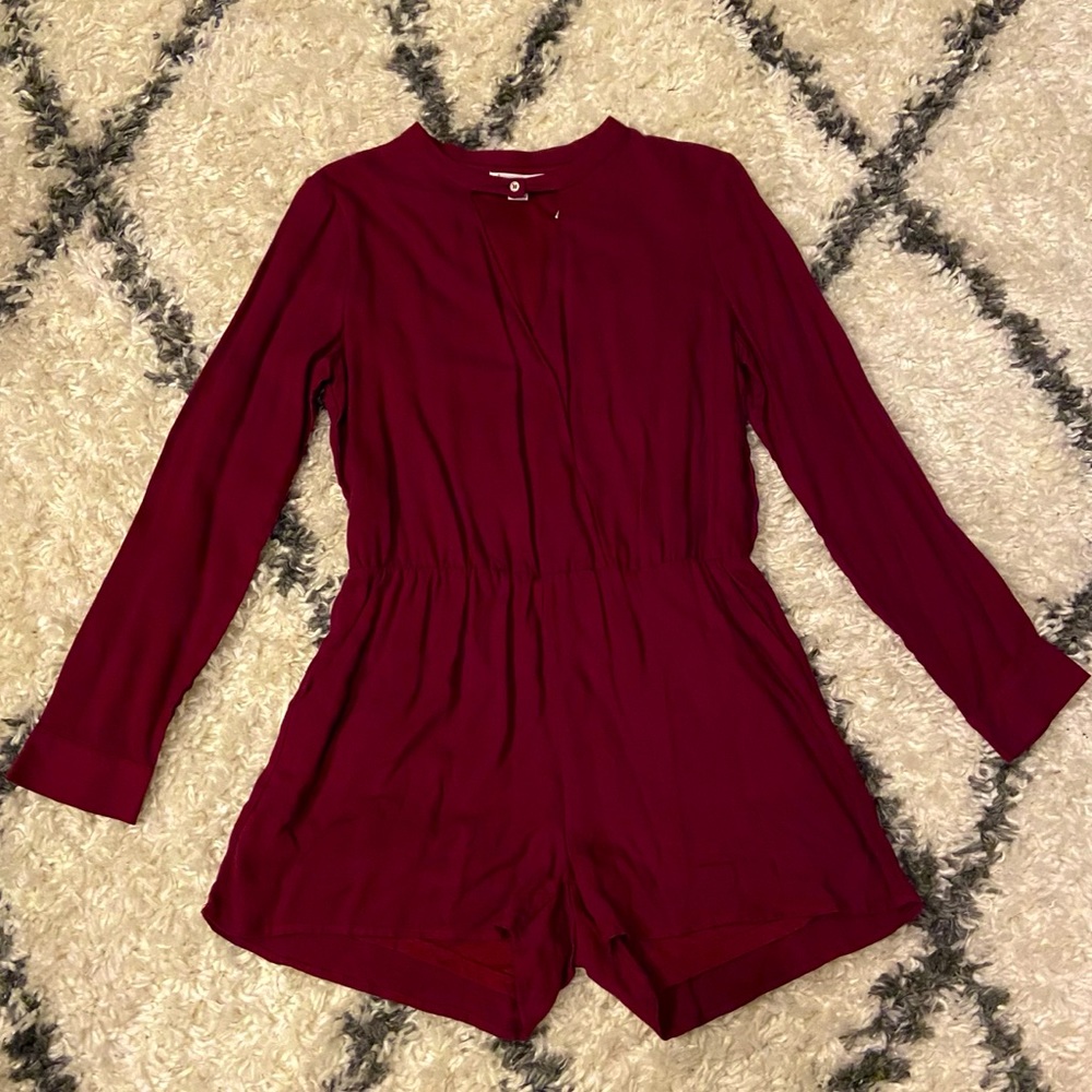 Deep V-Neck Romper